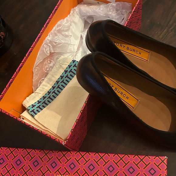 TORY BURCH CHARM BALLET Black flats - Picture 5 of 5